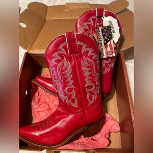 Nocona boots women’s 9.5 B red leather